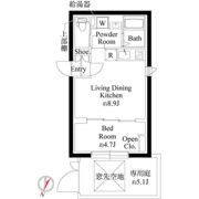 CASA PIAZZA 品川イーストの間取り画像
