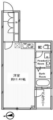 白金高輪レジデンスの間取り画像