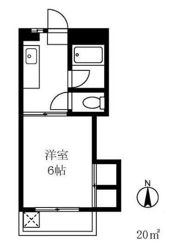 小野寺コーポの間取り画像