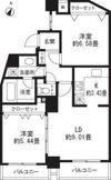 レジディア三軒茶屋Ⅱの間取り画像