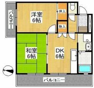 栗原マンションの間取り画像