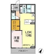 セレーノ小鹿の間取り画像