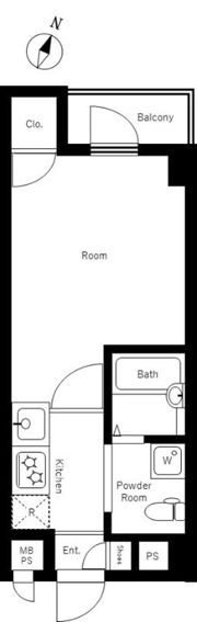 ブライズ大森東の間取り画像
