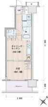 エスティメゾン豊洲レジデンスCの間取り画像