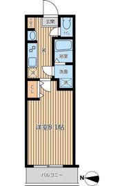 オーキッドレジデンス両国Ⅱの間取り画像