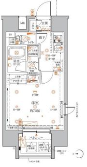 クレイシアIDZ蒲田の間取り画像