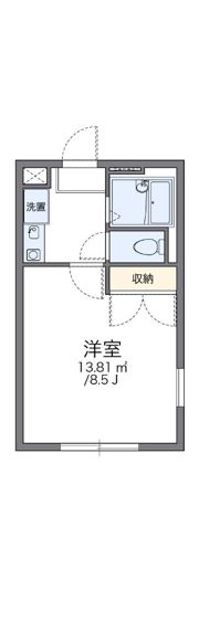 レオパレスブリストル北安東の間取り画像