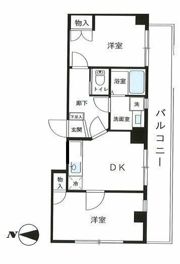 ペリグリンアパートメントの間取り画像