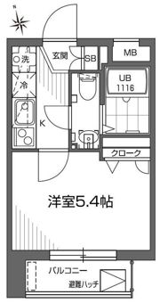 グランアセット早稲田の間取り画像