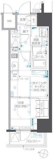 ZOOM本郷の間取り画像