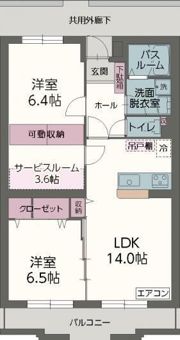 パラッツォの間取り画像