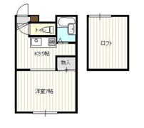 ドミールⅠの間取り画像