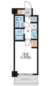 メゾン西馬込の間取り画像