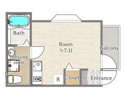 FUJISTA中野の間取り画像