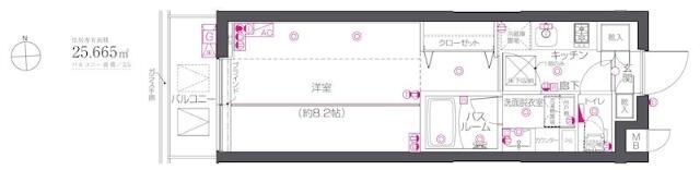 ZOOM荻窪の間取り画像