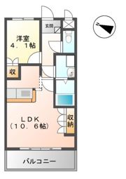 ティアモの間取り画像