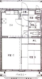 ユーミーあかえの間取り画像