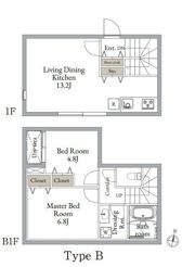 LiveFlat東高円寺Ⅱの間取り画像
