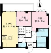 メイプルコート南品川の間取り画像
