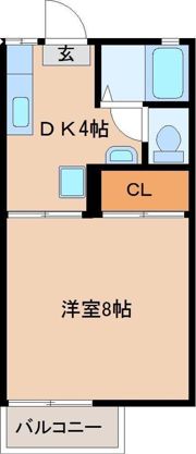 グランドパレス高千穂通の間取り画像