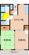 シャンテひえだIの間取り画像