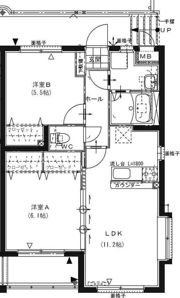 ユーミーこのはなIIの間取り画像
