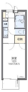 レオパレスライラック久が原の間取り画像