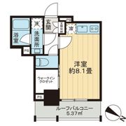 ライオンズ千代田岩本町ミレスーKDAの間取り画像