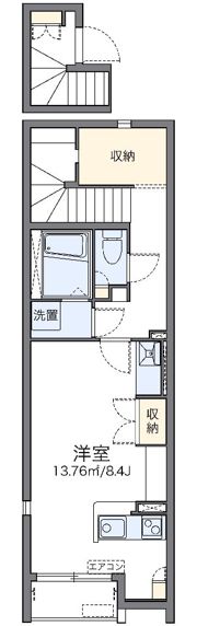 レオネクストモンスィルクレールの間取り画像