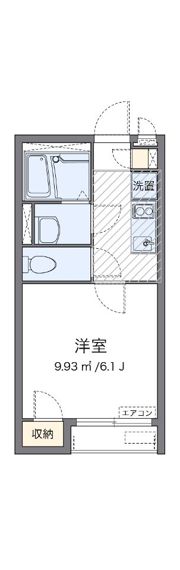 クレイノmz三河島の間取り画像