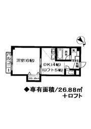 フレンド南荻の間取り画像