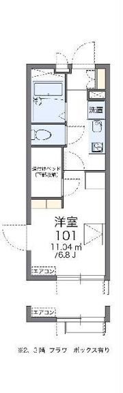 レオパレスOgikuboST3の間取り画像
