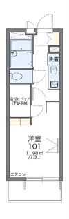 レオパレスウィステリア都立家政の間取り画像
