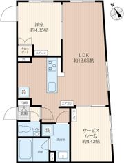 STRIPES 用賀Ⅱの間取り画像