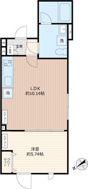 STRIPES 用賀Ⅱの間取り画像