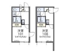 レオパレス本天沼ETの間取り画像