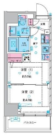 ジェノヴィア本所吾妻橋Ⅲの間取り画像