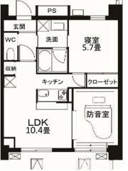 アーツ菊川の間取り画像
