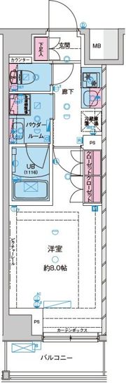 GENOVIA北池袋Ⅱの間取り画像