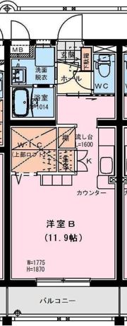 ラフィーネ桜館の間取り画像