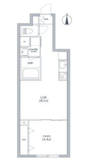 COCOCUBE西蒲田の間取り画像