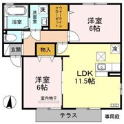ディア・ドリーム Bの間取り画像