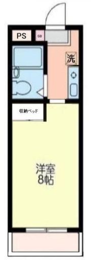 ラヴィエ新宿の間取り画像