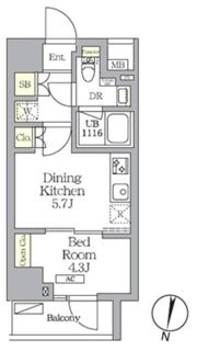 NOGATA RESIDENCEの間取り画像