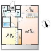 メープルコートの間取り画像