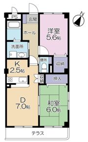 コンフォールヴィラの間取り画像