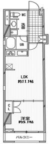 パシフィックコート中延の間取り画像