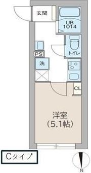 レピュア高円寺レジデンスの間取り画像