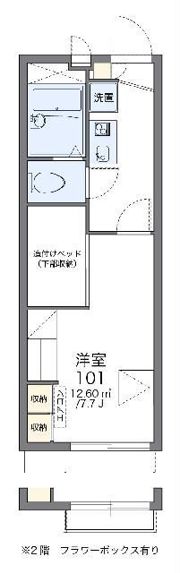 レオパレスエムズ 南阿佐ヶ谷の間取り画像