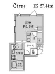FABRIC 蒲田 west Residenceの間取り画像